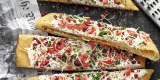 Langos à la Flammkuchen Langos à la Flammkuchen