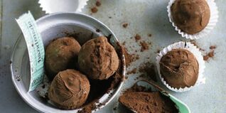 Teetrüffel mit Vanille Teetrüffel mit Vanille