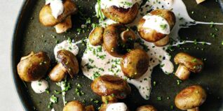 Champignons mit Knoblauchsauce Champignons mit Knoblauchsauce