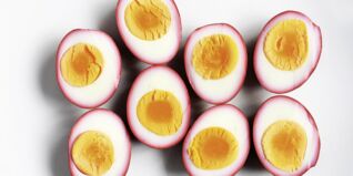 Rote-Bete-Eier Rote-Bete-Eier