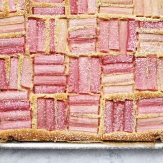 Marzipan-Rhabarber-Kuchen Marzipan-Rhabarber-Kuchen