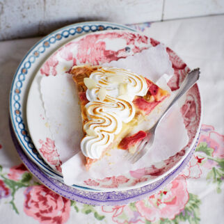 Rhabarber-Baiser-Kuchen Rhabarber-Baiser-Kuchen