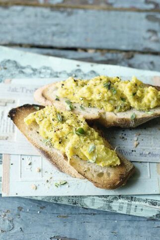 Linsen-Fenchel-Knoblauch-Aufstrich Linsen-Fenchel-Knoblauch-Aufstrich