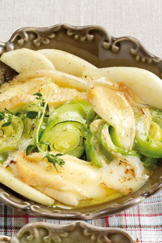 Lauch-Birnen-Pfännchen Lauch-Birnen-Pfännchen