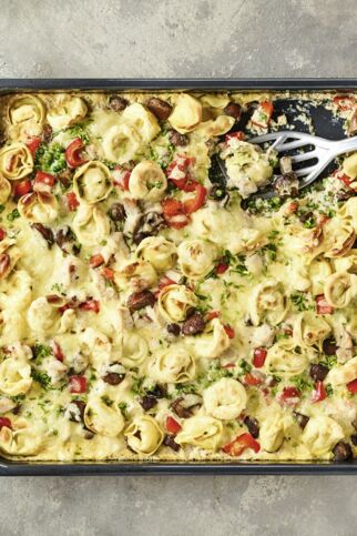 Tortelloni-Auflauf Tortelloni-Auflauf