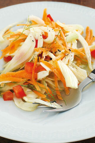 Fenchelsalat mit Orangendressing Fenchelsalat mit Orangendressing