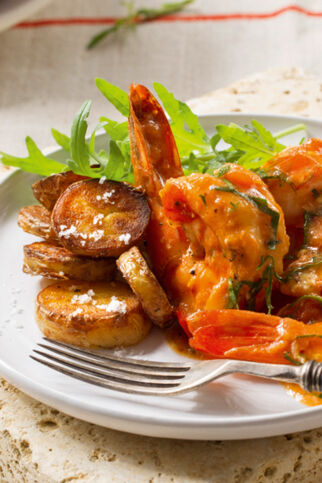 Riesengarnelen mit Knoblauch Riesengarnelen mit Knoblauch