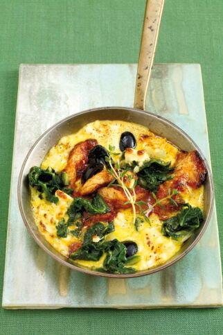 Pute mit Schafkäse-Mangold Pute mit Schafkäse-Mangold