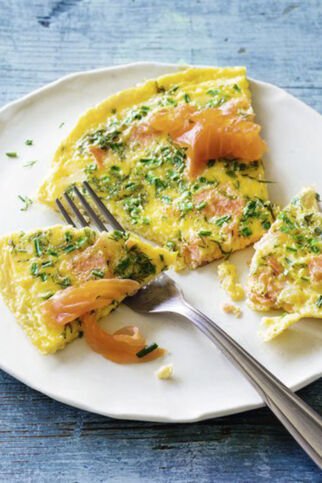 Omelette mit Lachs Omelette mit Lachs