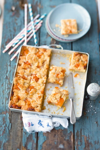 Aprikosenkuchen mit Streuseln Aprikosenkuchen mit Streuseln