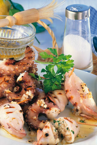 Oktopus vom Grill Oktopus vom Grill