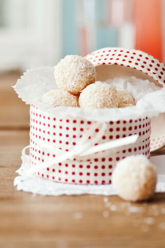 Kokos-Keks-Kugeln Kokos-Keks-Kugeln