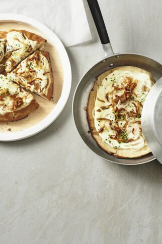 Pfannenflammkuchen Pfannenflammkuchen