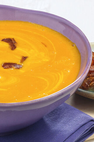 Kürbissuppe mit Datteln Kürbissuppe mit Datteln