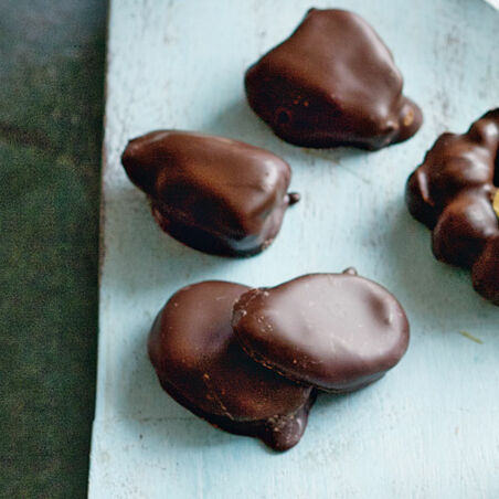 Schokolierte Trockenfrüchte Schokolierte Trockenfrüchte