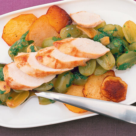 Kaninchenfilet mit Trauben Kaninchenfilet mit Trauben
