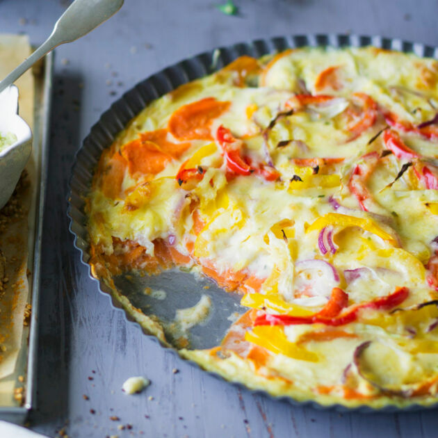 Buntes Gemüsegratin mit Süßkartoffeln Rezept | Küchengötter