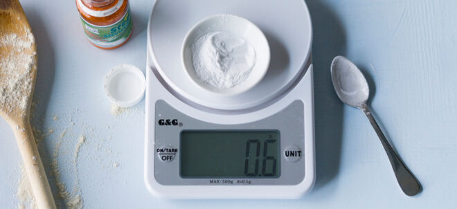 Backen mit Stevia abwiegen Backen mit Stevia abwiegen