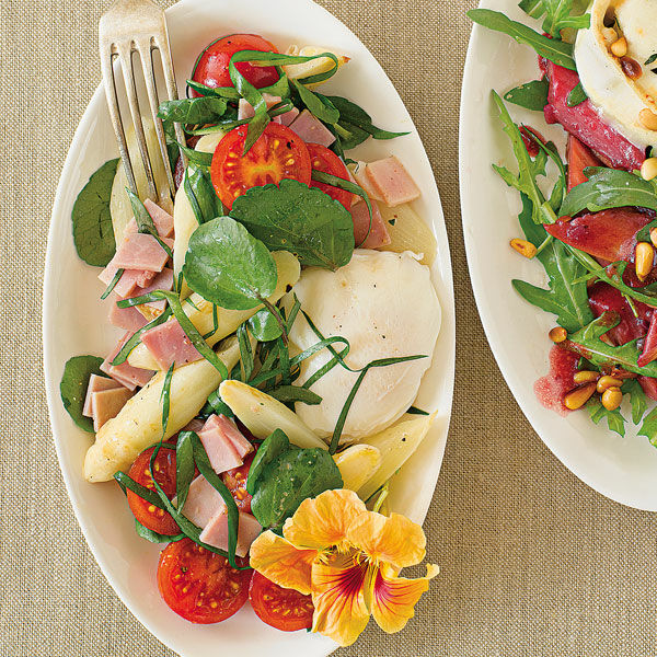 Spargelsalat mit Bärlauch Rezept | Küchengötter