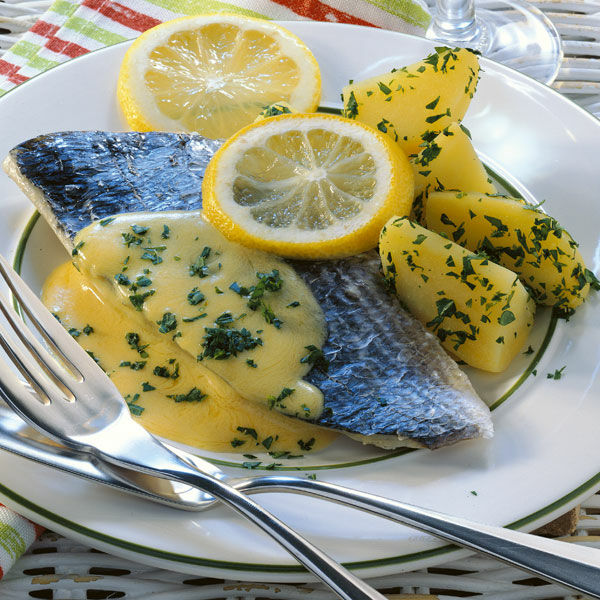 Schellfisch mit Senfbutter Rezept | Küchengötter