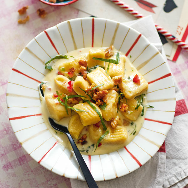 Gnocchi mit Gorgonzola-Creme und karamellisierten Walnüssen Rezept ...