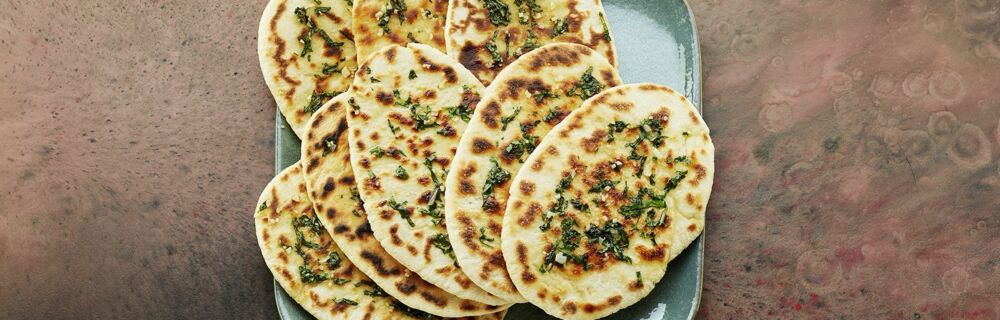 Knoblauch-Naan Knoblauch-Naan