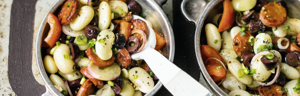 Bohnen-Chorizo-Salat Bohnen-Chorizo-Salat