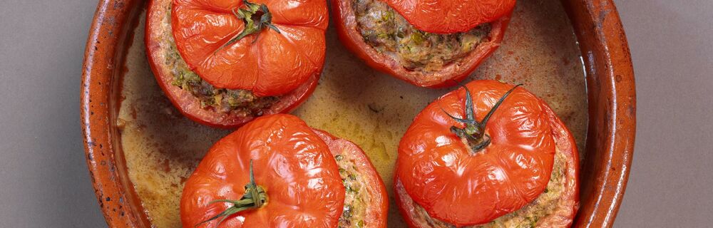 Gefüllte Ofentomaten Gefüllte Ofentomaten