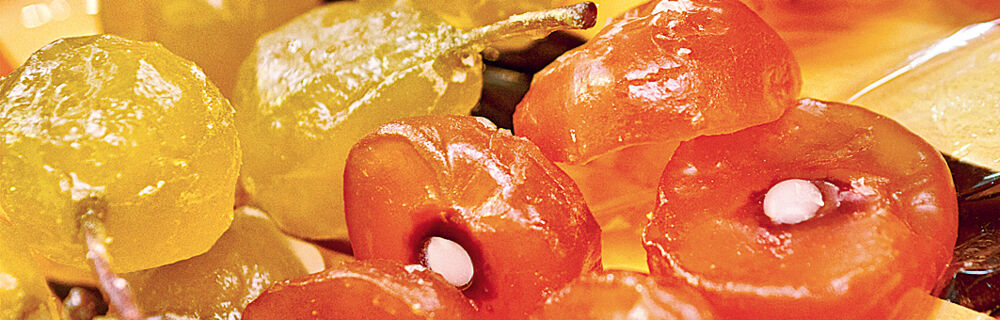 kandierte Früchte kandierte Früchte