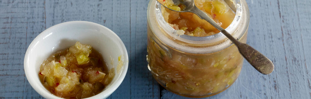 Apfel-Gurken-Relish Apfel-Gurken-Relish