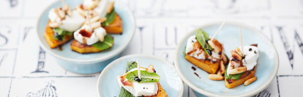 Kürbis mit Ziegenkäse Kürbis mit Ziegenkäse