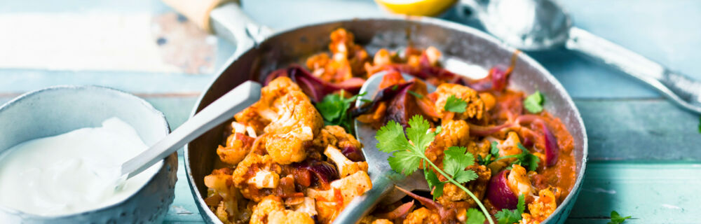 Tandoori-Blumenkohl mit Joghurt Tandoori-Blumenkohl mit Joghurt