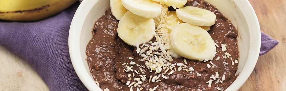 Overnight-Schoko-Chia mit Banane Overnight-Schoko-Chia mit Banane