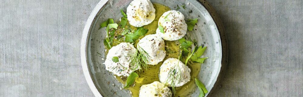 Kräuterlabneh-Bällchen Kräuterlabneh-Bällchen