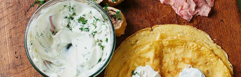 Roastbeef-Pfannkuchen Roastbeef-Pfannkuchen