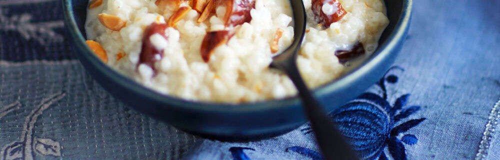 Honigmilchreis mit Mandeln Honigmilchreis mit Mandeln