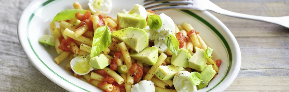 Avocado-Tomaten-Makkaroni Avocado-Tomaten-Makkaroni