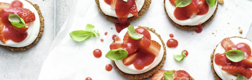 Mini-Cheese-Cakes für heiße Tage Mini-Cheese-Cakes für heiße Tage