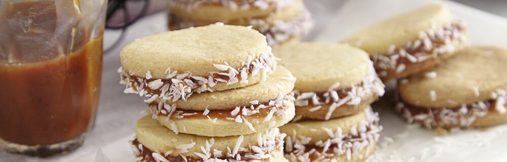 Alfajores mit Dulce de leche Alfajores mit Dulce de leche