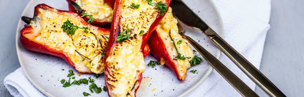 Gefüllte Spitzpaprika Gefüllte Spitzpaprika