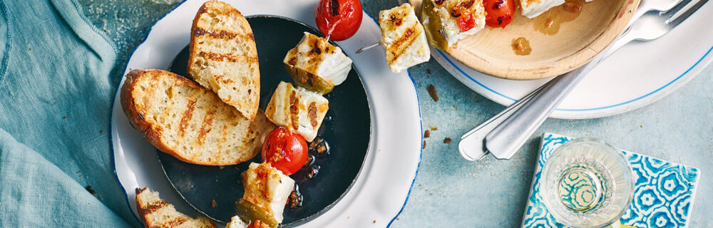 Würzige Fischspieße Würzige Fischspieße