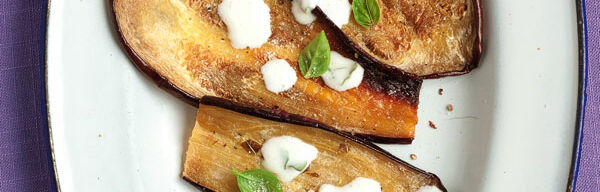 Auberginen mit Joghurtsauce Auberginen mit Joghurtsauce