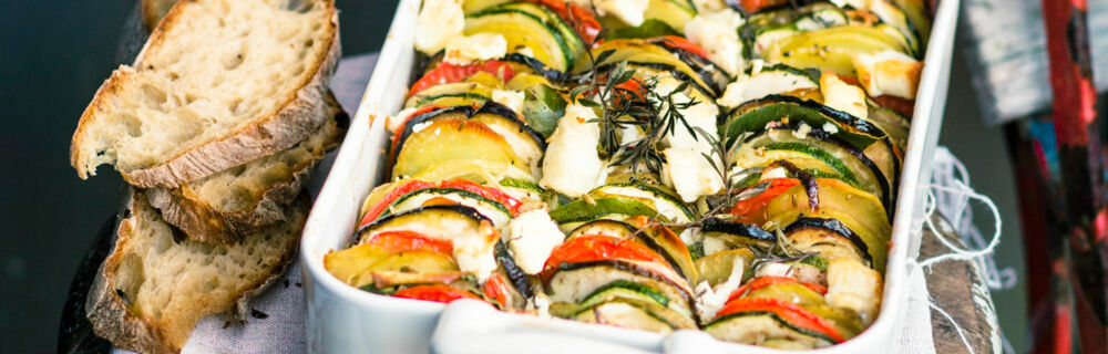 Tian de légumes - Gemüsegratin Tian de légumes - Gemüsegratin