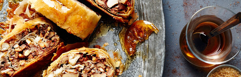 Baklava-Strudel auf Rositsas bulgarische Art Baklava-Strudel auf Rositsas bulgarische Art