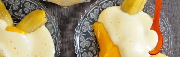 Folienfrüchte mit Prosecco-Sabayon Folienfrüchte mit Prosecco-Sabayon