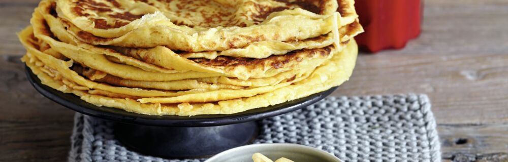 Pfannkuchen satt mit drei Extras Pfannkuchen satt mit drei Extras