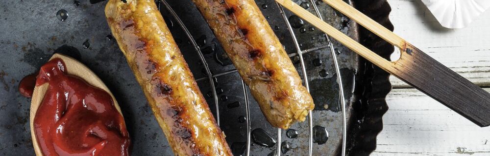 Grobe Soja-Bratwurst Grobe Soja-Bratwurst