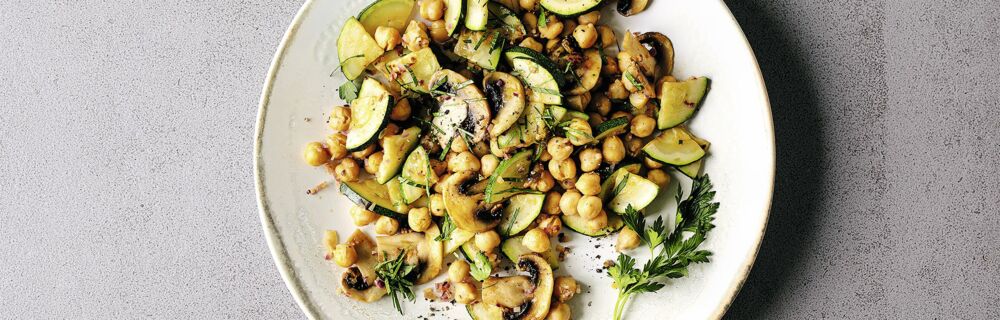 Zucchini-Pilz-Pfanne Zucchini-Pilz-Pfanne