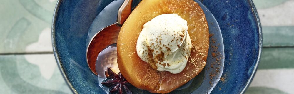 Quitten in Gewuerzsirup Quitten in Gewuerzsirup