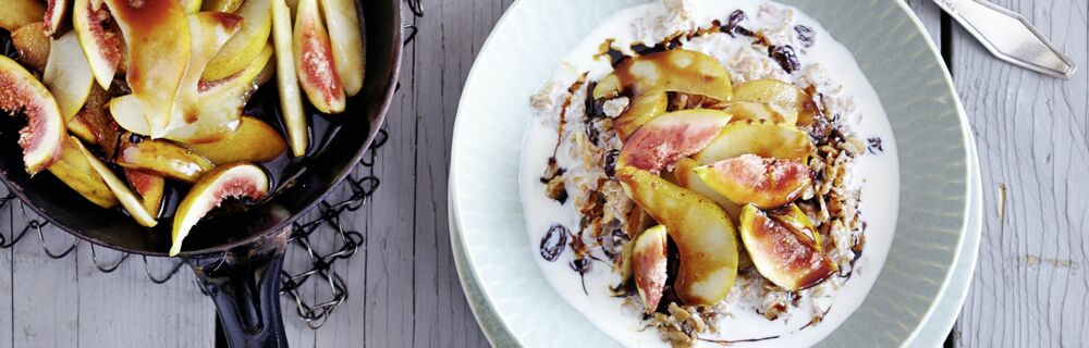 Dinkel-Birnen-Porridge Dinkel-Birnen-Porridge